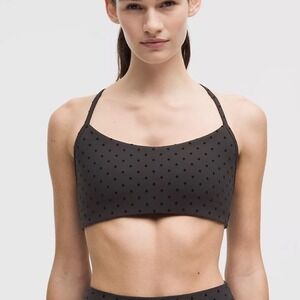 Lululemon Flow Y Bra A/B Evolve Flocked Black 34 S New With Tags